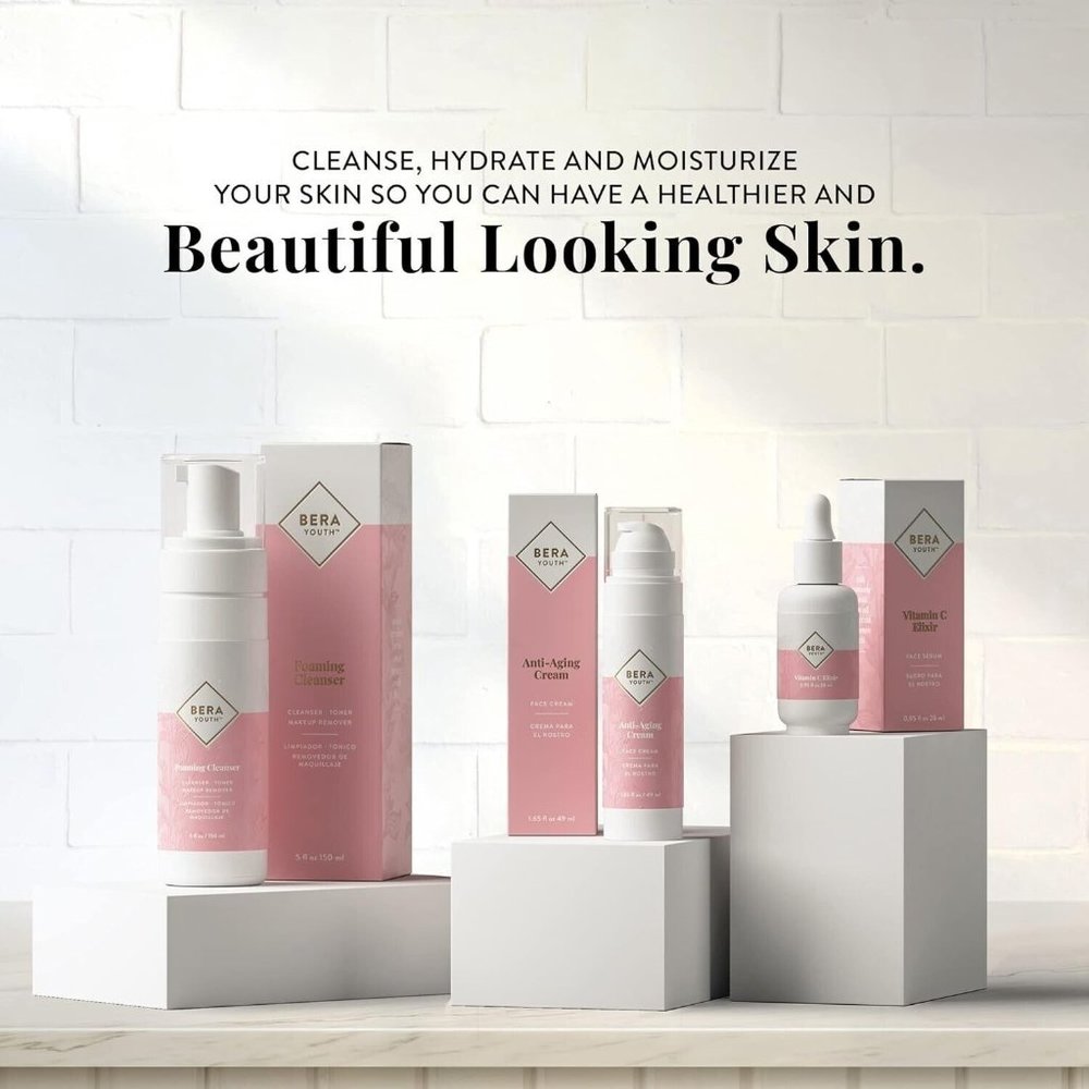 Berayouth by L'eudine Facial Care System, paquete de 3 productos.